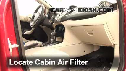 2011 Ford Fiesta SE 1.6L 4 Cyl. Sedan Filtro de aire (interior) Cambio